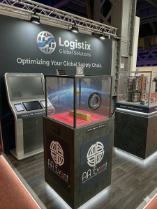 lingot d'or en stand salon professionnel